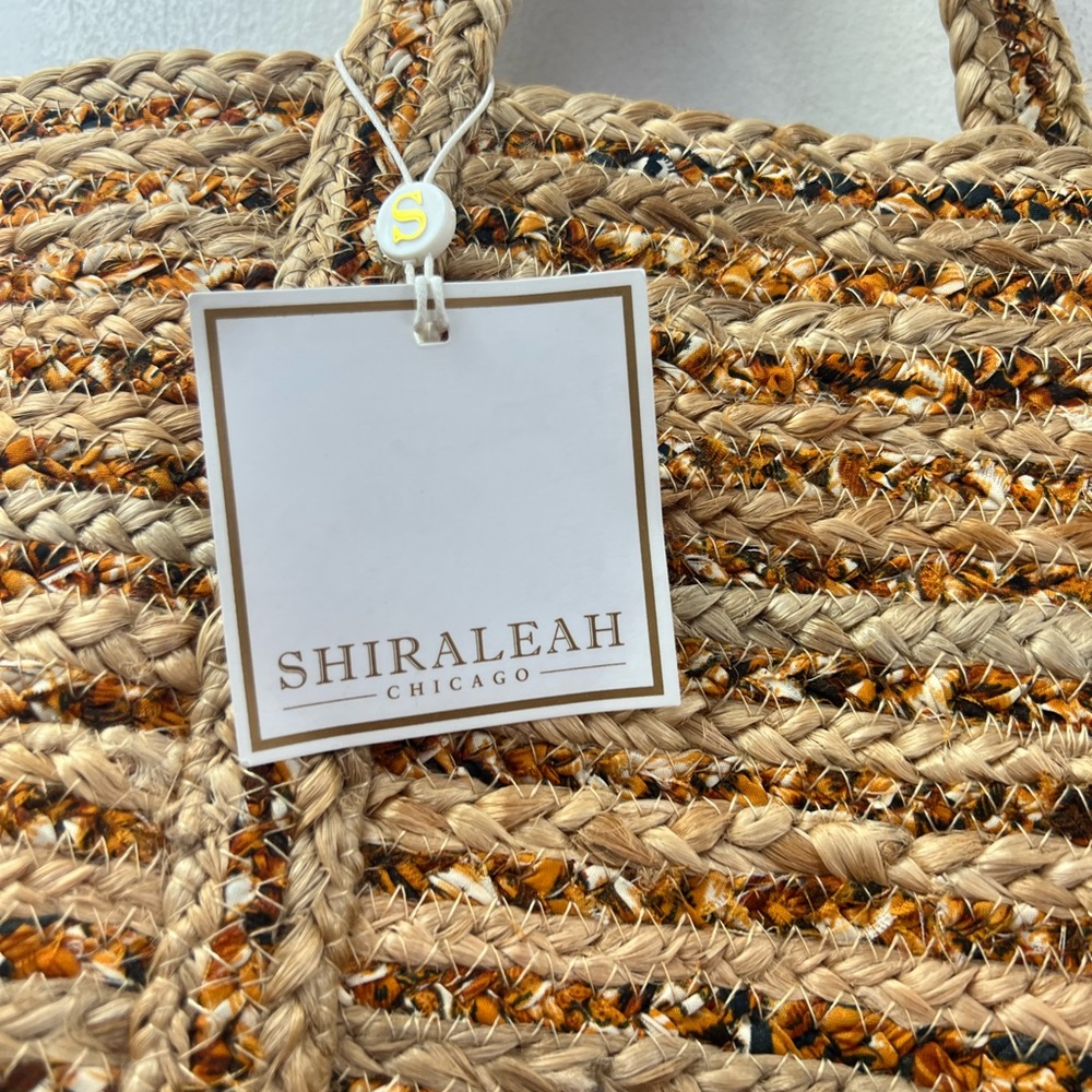 Shiraleah Tan Woven Tote Bag - Picture 5 of 14
